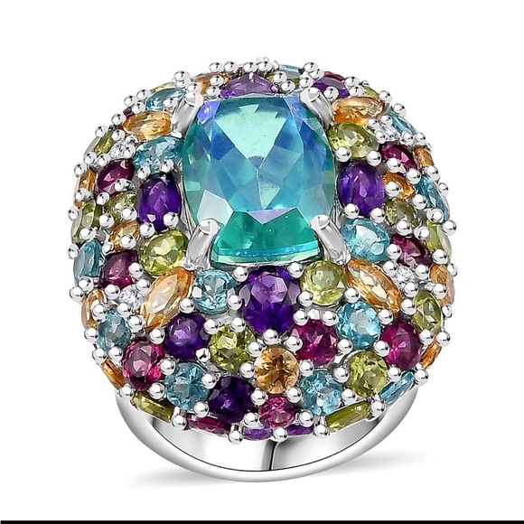 Jewelry - NWOT Peacock Quartz Ring